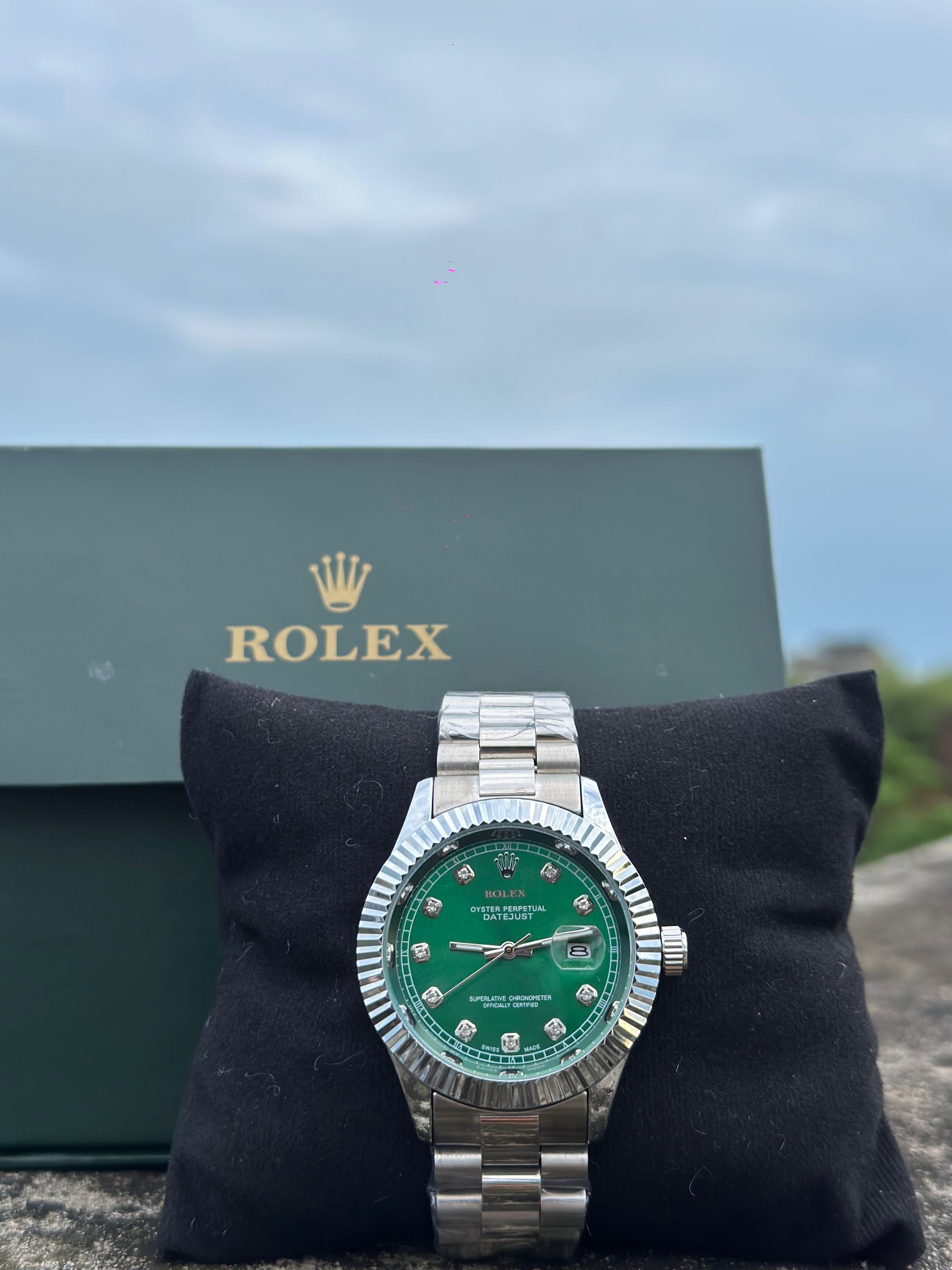 Rolex Oyster Perpetual Datejust Green Dial